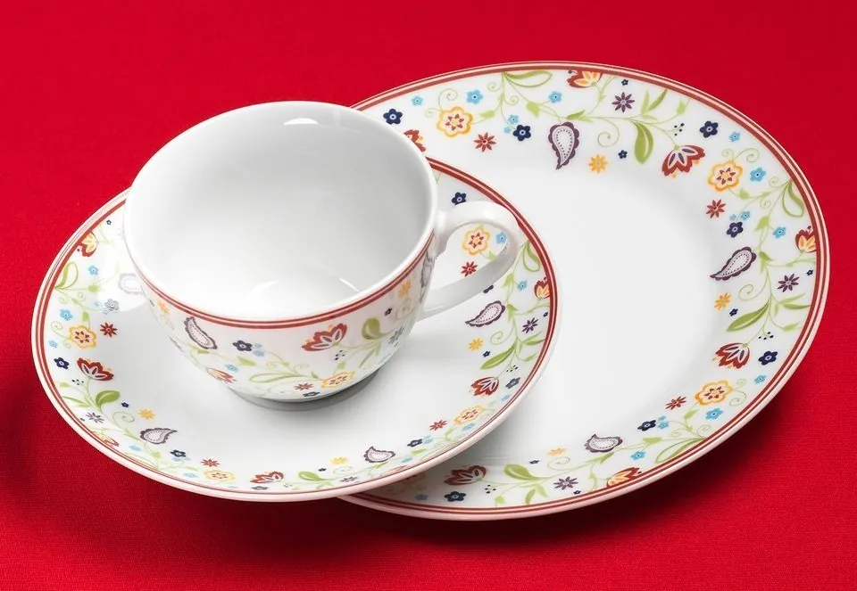 Ritzenhoff Doppio Shanti Kaffeeservice, 18-tlg. für 6 Personen, Porzellan 2