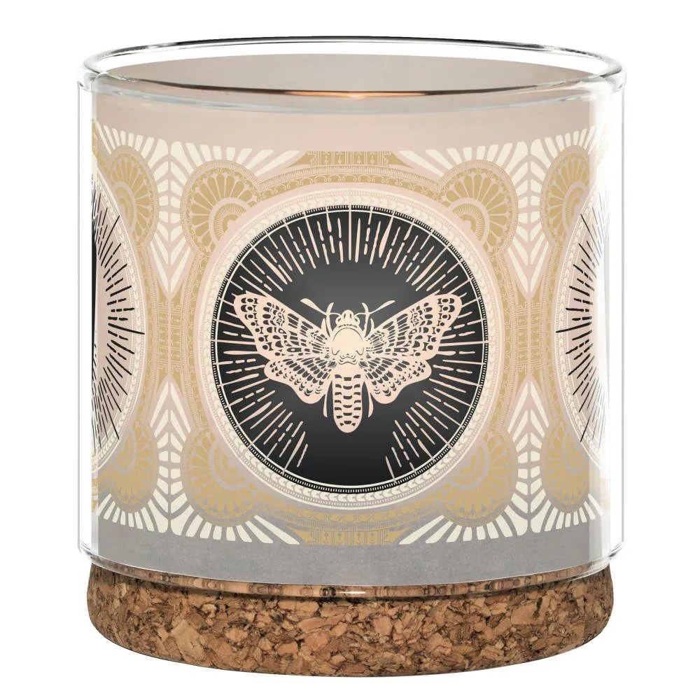 Ritzenhoff Moons Windlicht, doppelwandiges Glas, Korksockel, wandelbare Designs 2