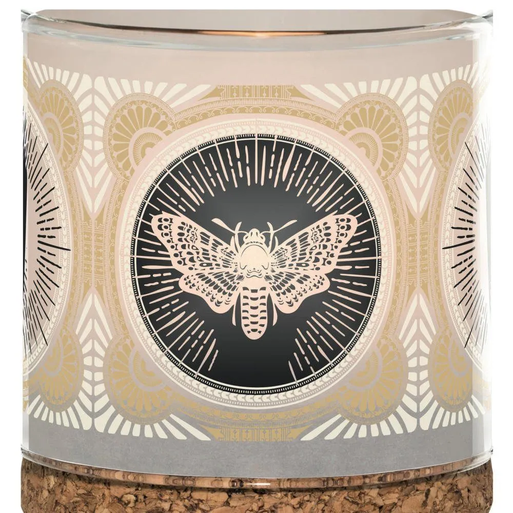 Ritzenhoff Moons Windlicht, doppelwandiges Glas, Korksockel, wandelbare Designs 3
