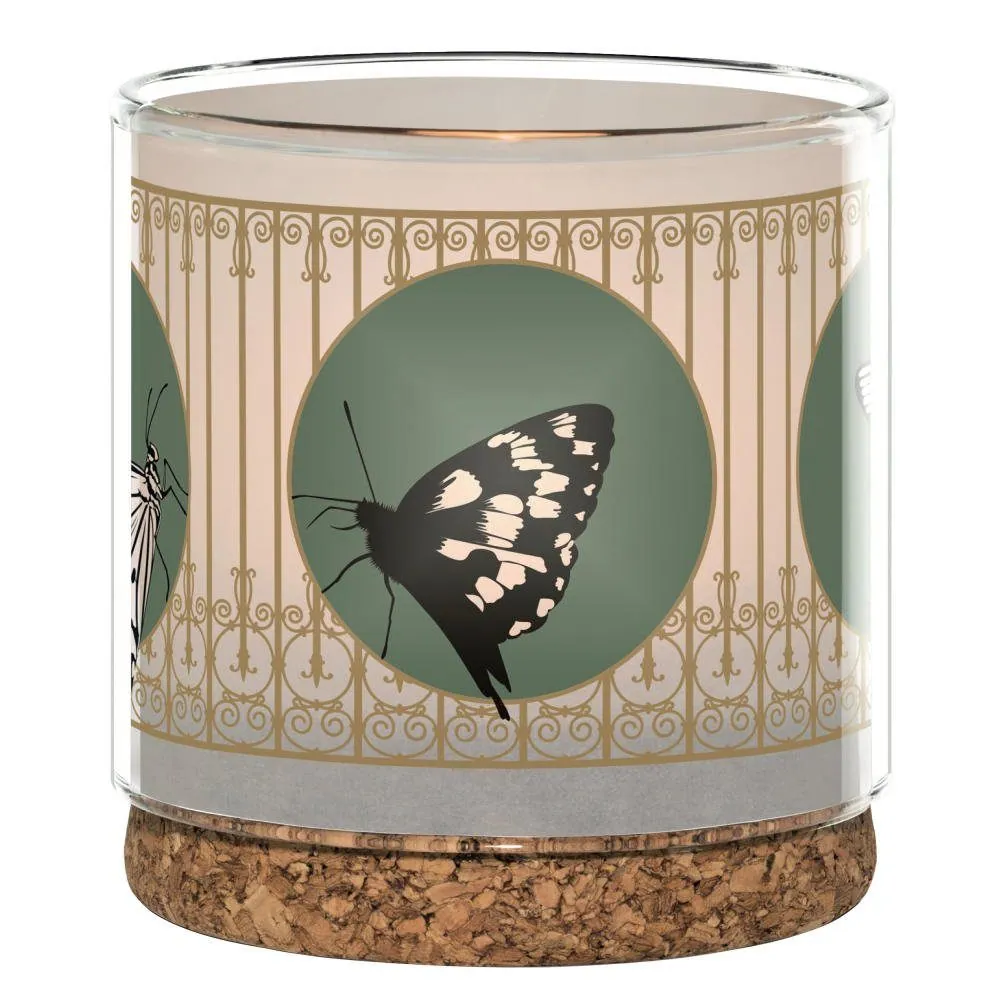 Ritzenhoff Moons Windlicht, doppelwandiges Glas, Korksockel, wandelbare Designs 4