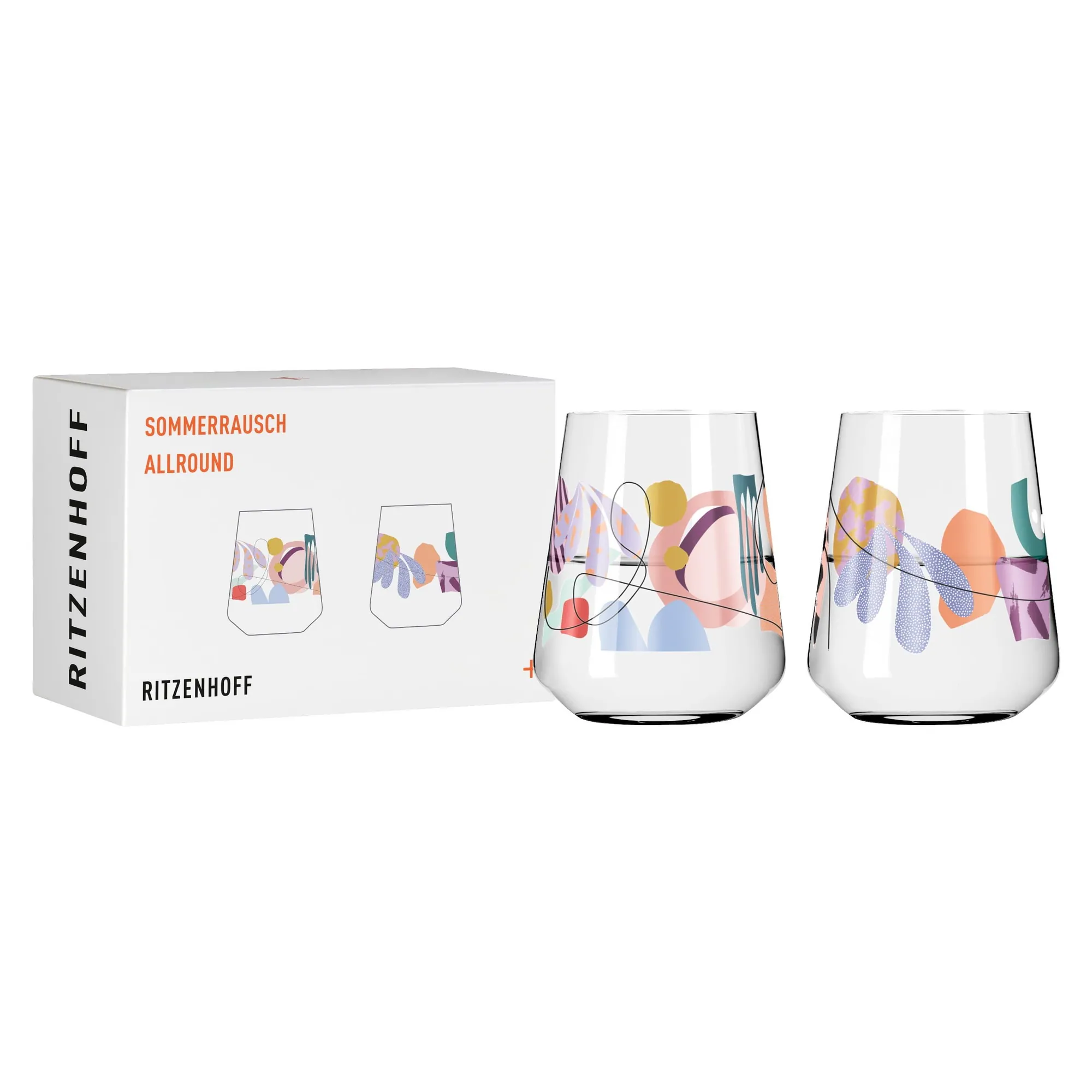 Ritzenhoff Sommerrausch Gläser-Set, florale Designs, Made in Germany