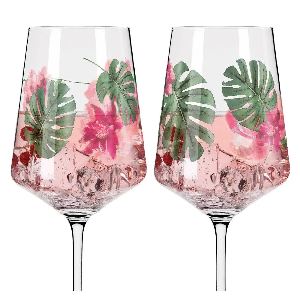 Ritzenhoff Sommersonett Sprizz 2er-Set, elegantes Design, spülmaschinengeeignet, Kristallglas 3