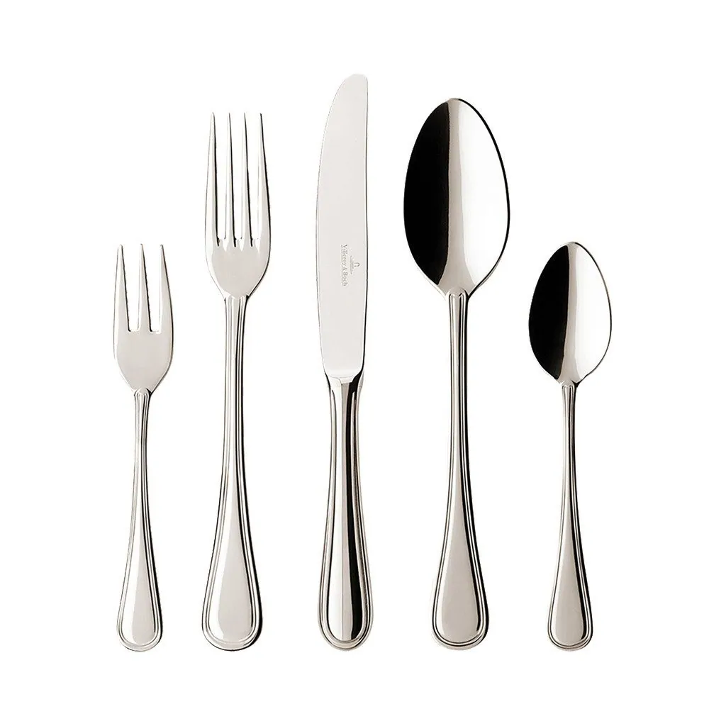 Villeroy & Boch Neufaden Merlemont Besteck-Set, 30-tlg., Edelstahl, spülmaschinenfest