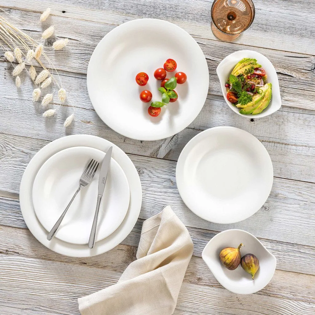 Villeroy & Boch Essential White Geschirr-Set, 18 Teile, für 6 Personen, Fine China-Porzellan 3