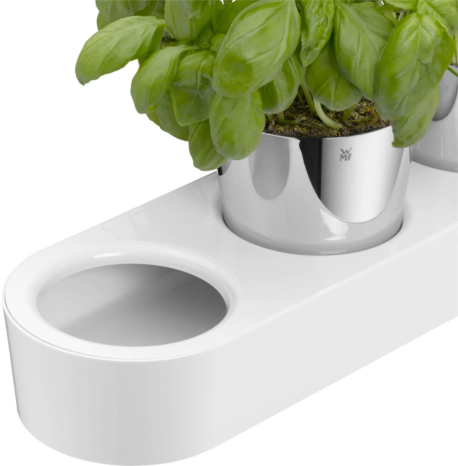 WMF Kräutertopf Set, 7 St, mit Bewässerungssystem, ideal für Indoor-Gärten 4