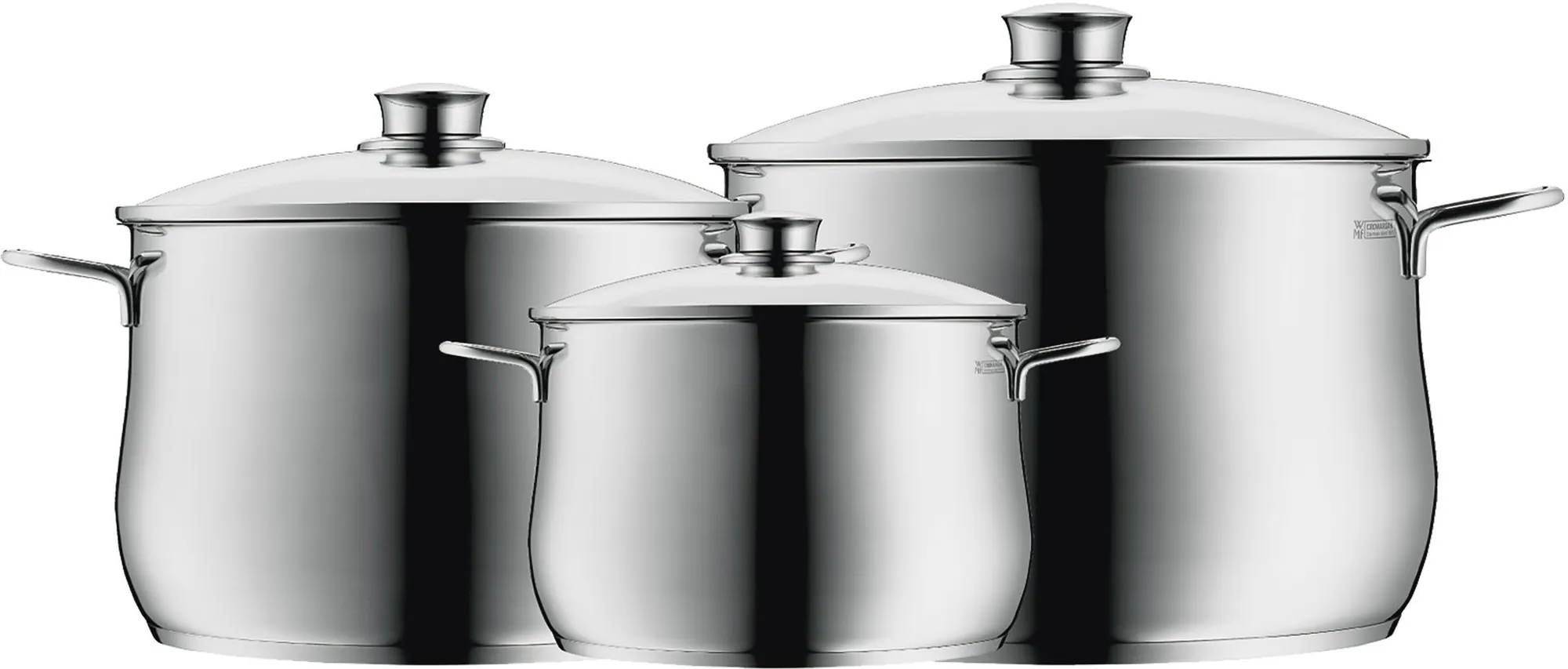 WMF Diadem Plus Topf-Set, 15-teilig, rostfrei, hitzebeständig, spülmaschinengeeignet 4